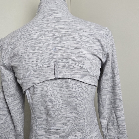 Lululemon Define Jacket, Wee Are From Space in Ice Grey Alpine White Size 8 - Picture 5 of 16